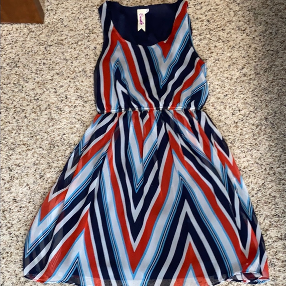 Red White and Blue dress